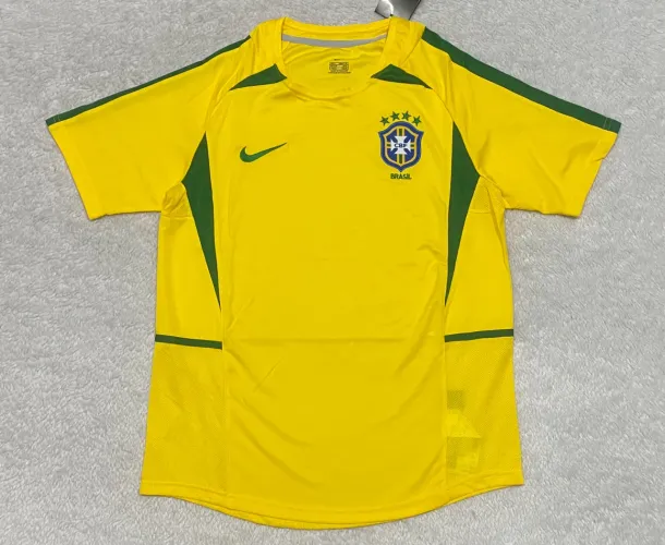 Camisa Brasil Amarela 2002
