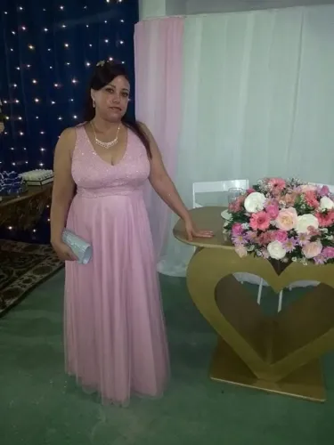 Vestido de Festa Rosa
