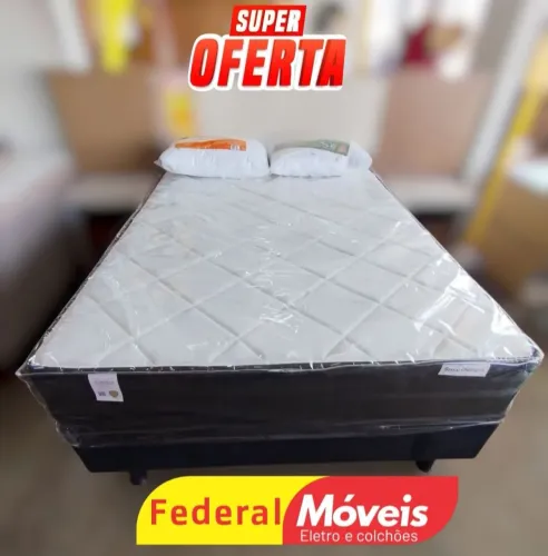 Cama de Casal 1,38m Novo - Qualidade e Conforto para o Seu Sono!