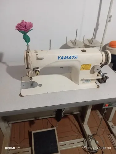 Maquina Reta Industrial Yamata Completa