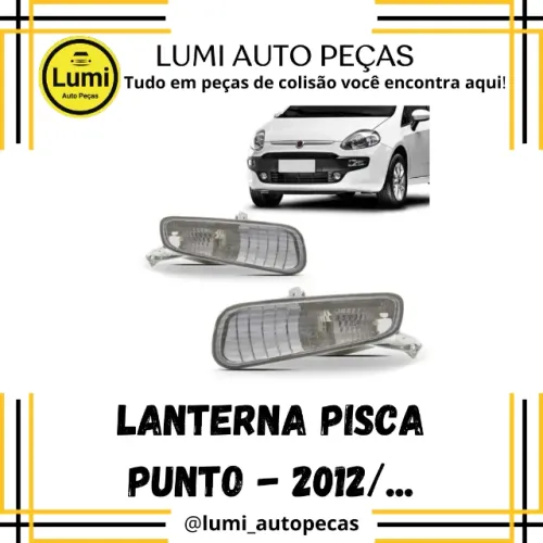 Lanterna Pisca Punto 2012/... - NOVO 
