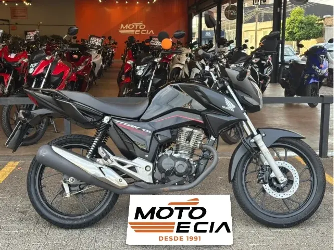 Honda CG 160 Titan 2024/2024 Cinza Moto e Cia