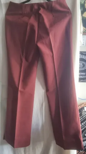 Calça ferrugem 36 alfaiataria