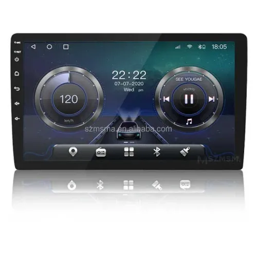 Central Multimídia octacore  2/32GB  Android 9 Polegadas GPS Bluetooth