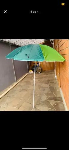 LINDO Guarda Sol Grande Fashion Trendy Mor Novos C/Sacola De Transporte 1.80 x 2.00