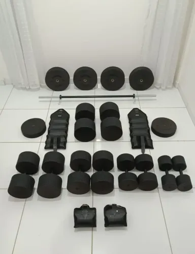 Kit musculação 172kg 