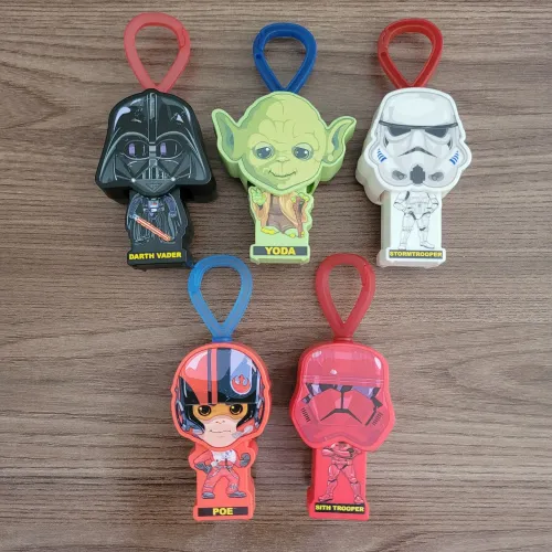 Star Wars - Lote de chaveiros - Coleção McDonald's - 2019