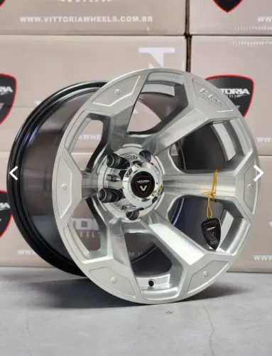 Rodas Vittoria Alado 15x10 5x114 Pajero Tr4 Grand Vitara Ranger Antiga Cherokee Duster