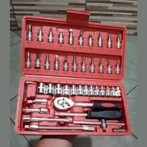 Kit Chaves 46pçs Ferramentas - Maleta Ferramentas Chave de Boca