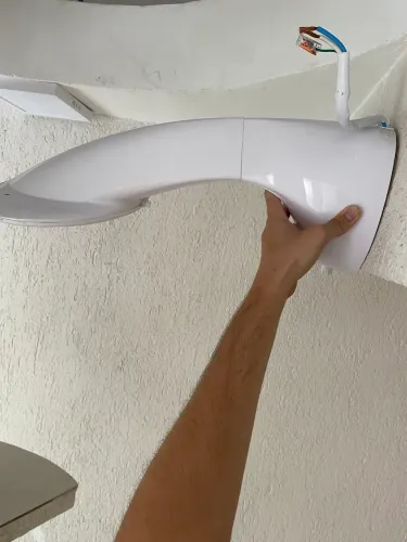 Chuveiro Elétrico Multitemperatura 220V 6800w Branco Redondo Optima 8T Hydra
