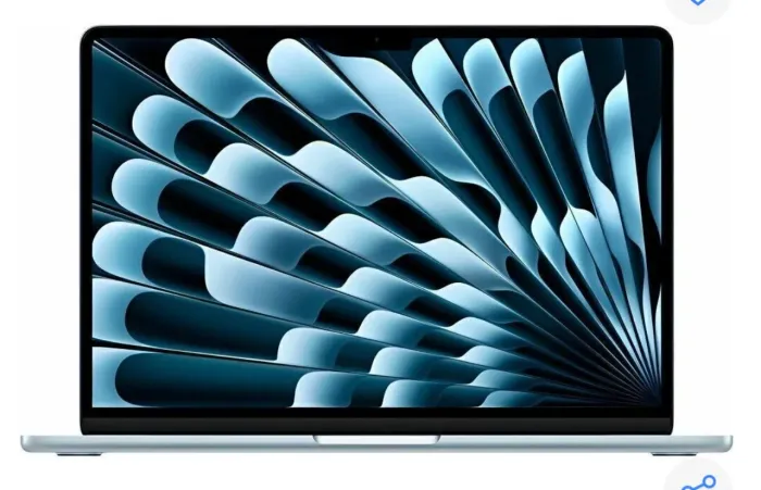 macbook m4 air 16" sky blue