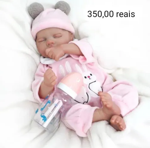 Boneca Reborn Bebê Recém nascido 