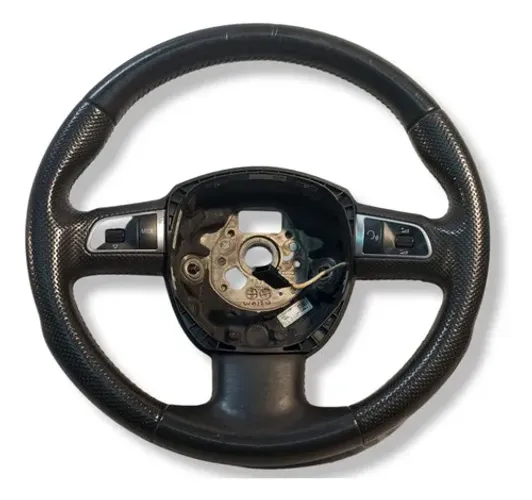 Volante Direção Comando Borboleta Audi A4 2011 2012 Preto