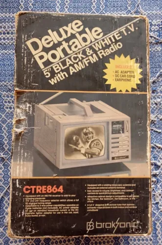 TV E Rádio 5" P&B Broksonic