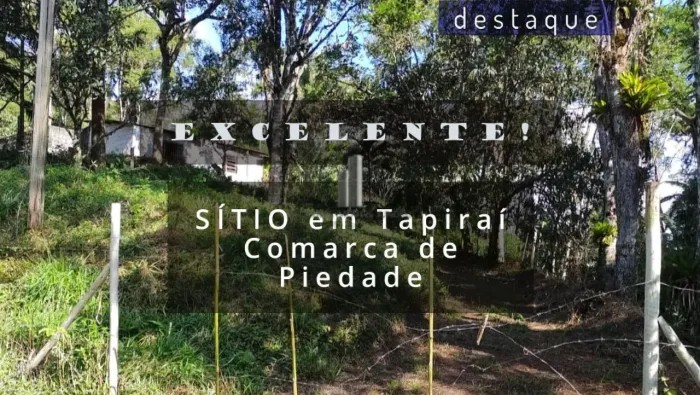 SÍTIO EM TAPIRAÍ BAIRRO HISUMAKSUMURA TAPIRAÍ SP. VENDA