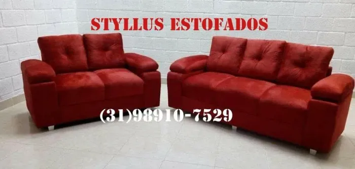 Sofás de 2 e 3 lugares sonata- Estilo moderno