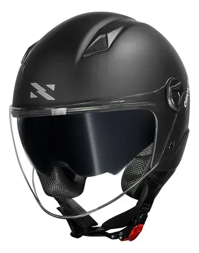 Capacete Aberto Norisk Orion Sv Preto Tosco