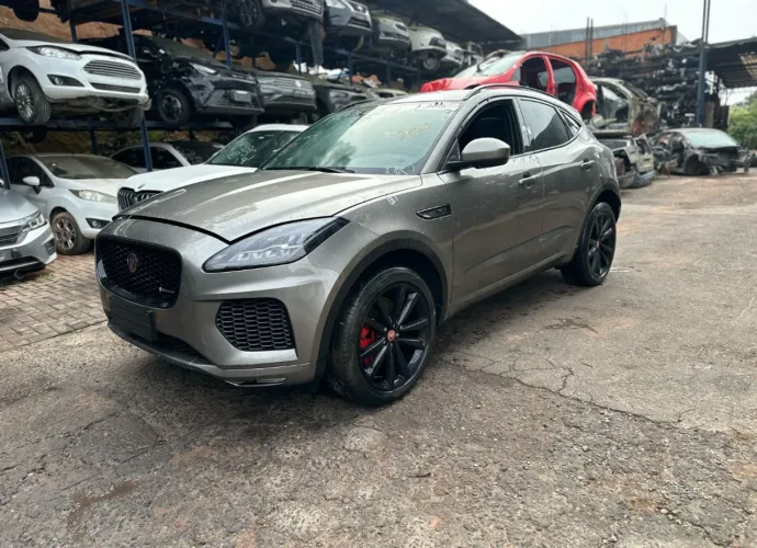 Peças Jaguar E-Pace 2.0 2019 Motor Farol Porta Tampa Lanterna Retrovisor Parachoque Airbag