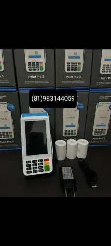 Maquininha de cartão Point Pro 3 - Nova