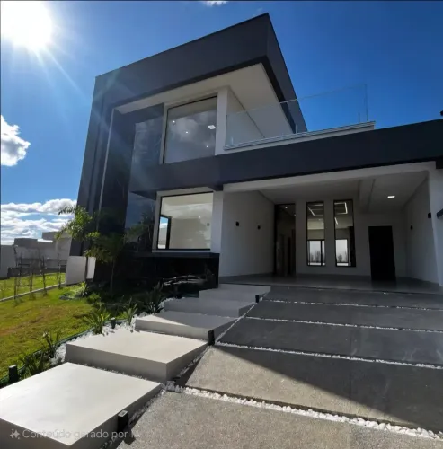 Casa de condomínio para aluguel possui 265 metros quadrados com 4 quartos