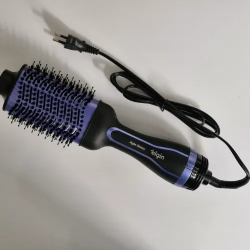 Escova Elétrica Secadora Modeladora Alisadora Nova