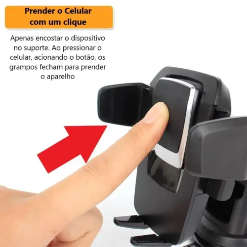 Suporte Celular Gps Carro Veicular - Trava Automática