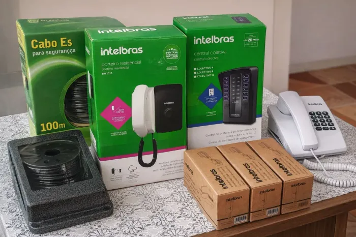 Interfone intelbras. individual ou coletivo. Venda e instalação 
