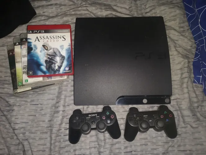 PS3 Desbloqueado com HD interno + Controles