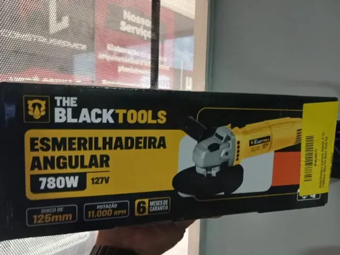 Esmerilhadeira Angular Profissional  Rpm 780W Cor Preto  - THE BLACK TOOLS