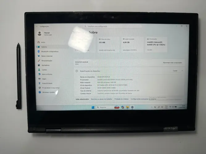Notebook 2 em 1 Lenovo 300e
