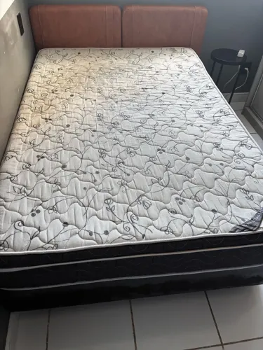 Cama Box Casal + Colchão (No Estado / Preço de Desapego)