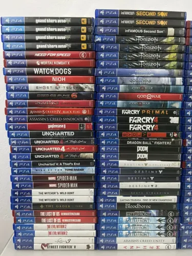 Jogos Originais de Playstation 4 (Aceito Cartão)