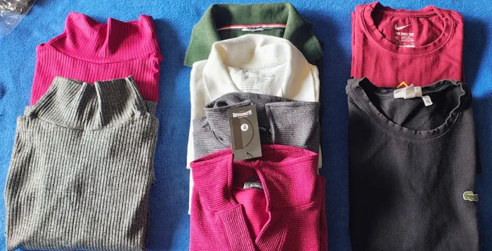 Lote com 8 blusas masculinas
