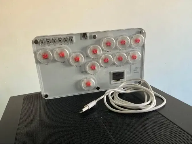 RGB Arcade Hitbox - Controle Arcade para Jogos de Luta