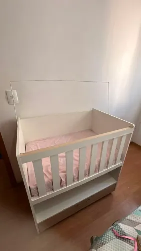 Mini berço com colchão