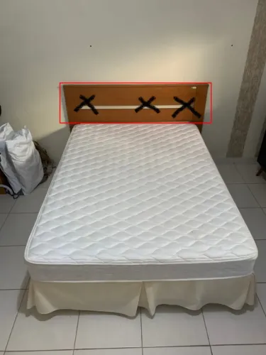 Cama Box Casal + Colchão Sealy (Molas Bonnell) + Saia