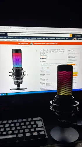 Microfone HyperX QuadCast S