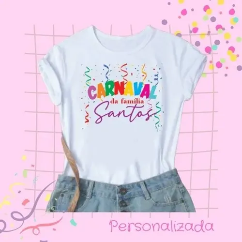 camisa branca personalizada poliéster carnaval, blocos, galo da madrugada (por encomenda)