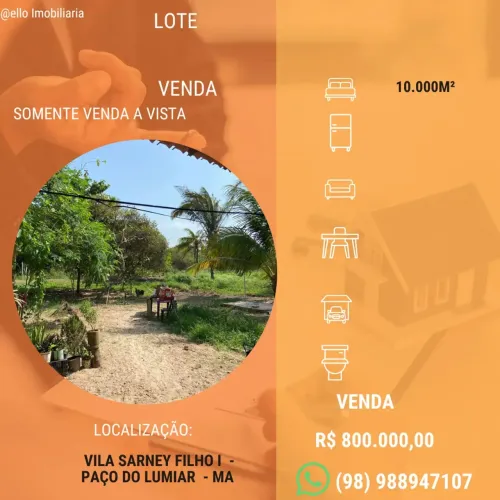 Terreno à venda  Vila Sarney I