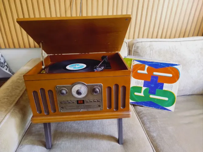 Toca disco retro