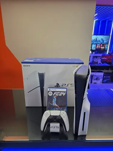 PS5 SLIM 1TB C/ LEITOR + GARANTIA + BRINDE- O mais Novo da OLX - TEMOS LOJA FÍSICA 