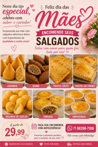 Encomenda de Salgados