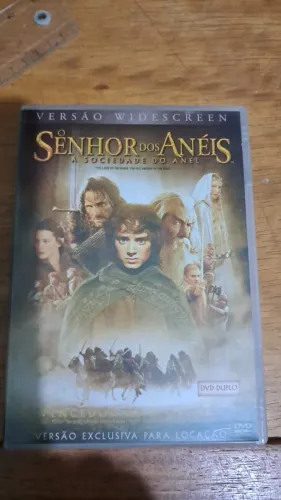 dvd duplo o senhor dos anéis a sociedade do anel
