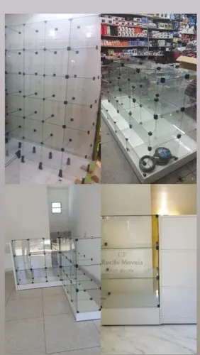 Expositor de vidros (valor por metro)