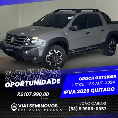 Renault Duster Oroch Outsider 1.3tce Flex Aut. 2024