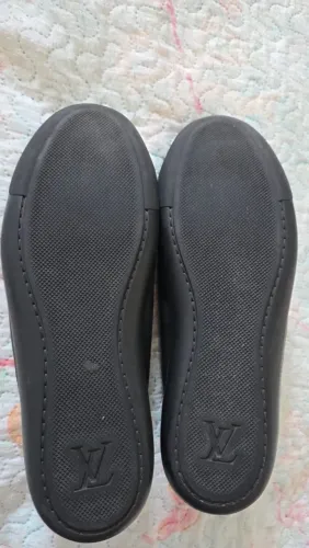 Damier Graphite. LOUIS VUITTON . Sapatos Tamanho 40. Conservados