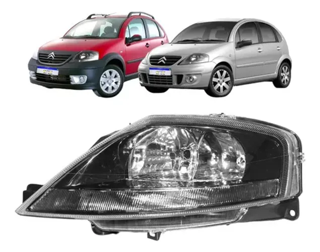 Farol C3 2003 2004 2005 2006 2007 2008 A 2012 L.e Elétrico Esquerdo