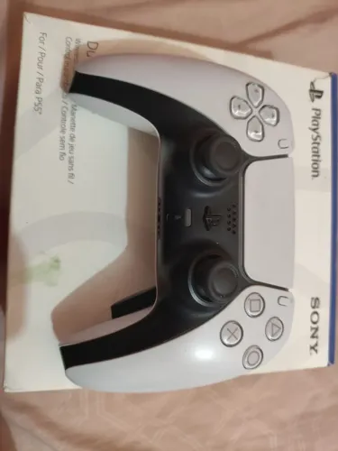 Controle PS5 DualSense Branco Original - Como Novo | Pouco Uso