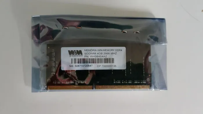 Memoria 4gb ddr4 notebook