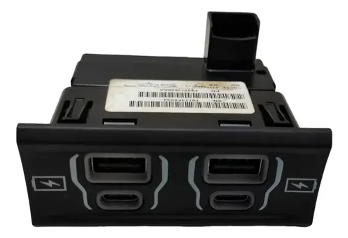 Tomada Dupla Usb C Ram Rampage 2024 53466960 Preto